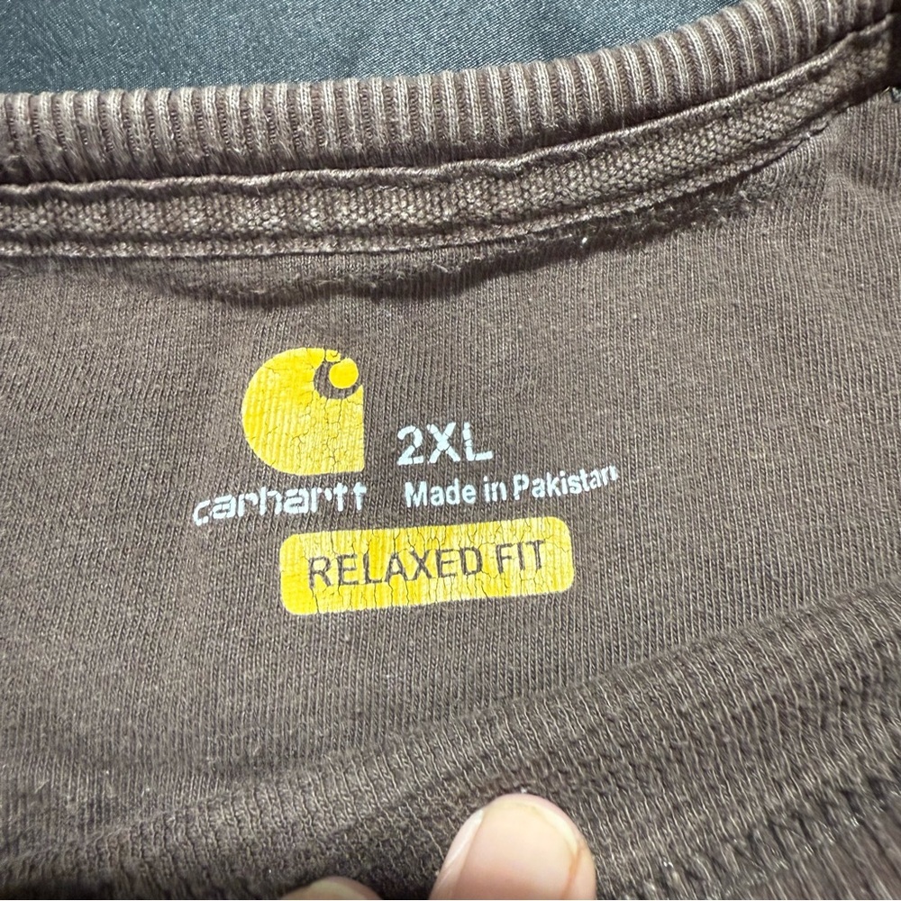 Carhartt Taupe Waffle Knit Top - Picture 13 of 14
